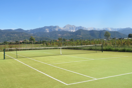 Il campo da tennis